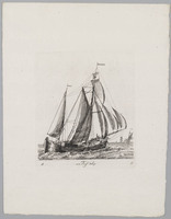 KG 08819
<br/>
een Kof schip
<br/>
<em>Groenewegen, Gerrit (1754-1826)</em>